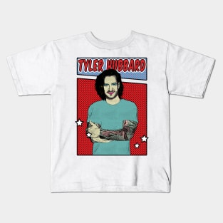 Tyler Hubbard Pop Art Comic Style Kids T-Shirt